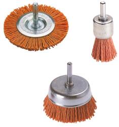 wolfcraft nylon drótkefe készlet 3db, fúrógéphez (2741000)