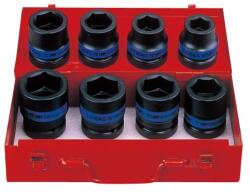 KING TONY 1" gépi dugókulcs készlet 8db-os 24-41mm (8410MP)