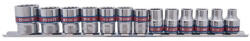 KING TONY dugókulcs készlet 3/8", 13 részes, 1/4-13/16" (12*) (3013SR)