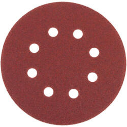 Extol tépőzáras csiszolóvászon 10db, P80, ø150mm (8803583)