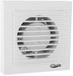 Diplon Ventilátor d100 mm, fehér műanyag, 150x150mm, 12W, 130m3/h, 34dB (EP5309-100) (EP5309-100)