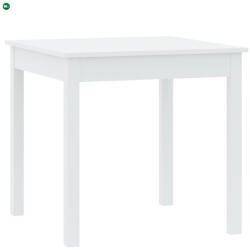 INTERMEBLE SENDI Étkezőasztal Fehér Színben. 80x80 cm