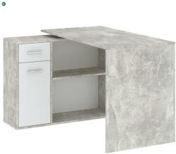 INTERMEBLE NASH Íróasztal Beton Színben. 120 cm