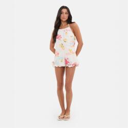 I Saw It First Гащеризон I Saw It First Printed Ruffle Halter Playsuit - White