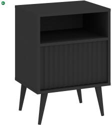 INTERMEBLE BARCELONA Éjjeliszekrény Antracit Színben