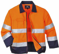 Portwest TX70 Madrid Jól Láthatósági Kabát - L, Narancs/Fekete