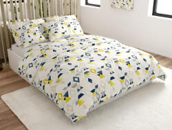  Lenjerie de pat din microfibra GEOMETRICA colorata Dimensiune lenjerie de pat: 2 buc 70 x 90 cm | 200 x 220 cm Lenjerie de pat