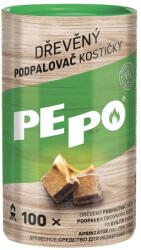 PE-PO PE-PO® Alágyújtó Kocka 100db - Gyors és Egyszerű Tűzgyújtás, Hosszú Égési Idővel és Biztonságos Használattal