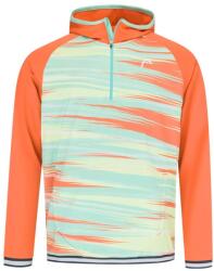 HEAD Topspin kapucnis pulóver 2XL narancssárga|zöld