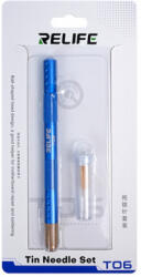  Relife TO6 tiszta réz, aranyozott kiforrasztó tűkészlet BGA tokozású chipek forrasztásához