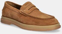 HUGO velúr mokaszin Chaol barna, férfi, 50536215 - barna Férfi 43