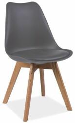SIGNAL MEBLE Étkezőszék KRIS | tölgy Szín: Szürke (KRISDSZS)