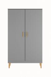 Elvisia KUBI ruhásszekrény | szürke