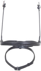 KARLSLUND Kombinált orrszíj ló számára Karlslund Kombi Soft Anatomical/English fekete