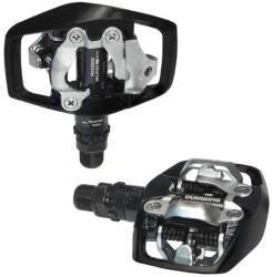 SHIMANO Reflektors nélküli pedálok, tartozék talpbetétekkel szürke