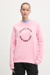 Tommy Hilfiger felső rózsaszín, női, nyomott mintás, DW0DW21770 - rózsaszín XS