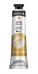 Pentart Akrilfesték PENTART ARTEMISIA művészfesték 120ml nápolyi sárga