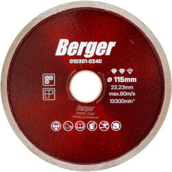 Berger csempe gyémánttárcsa 115x22, 23/SH5mm (010301-0240) - hegessz
