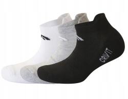 Crivit Bokazok zokni Crivit 45-46, 3 pár, fekete, kényelmes, ideális mindennapi használatra (4334036056363)