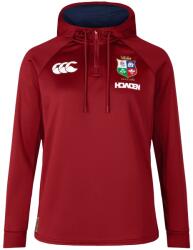 Canterbury Дамски суичър Canterbury British and Irish Lions 2024 Quarter Zip Hoodie Womens - Red Dahlia