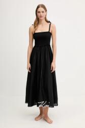 KARL LAGERFELD pamut ruha - fekete S - answear - 57 990 Ft