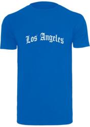 Mr. Tee Los Angeles Wording Tee cobalt blue