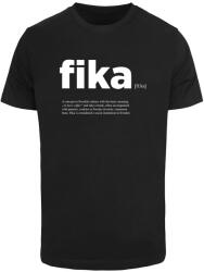 Mr. Tee Fika Definition T-Shirt Round Neck black