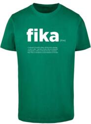 Mr. Tee Fika Definition T-Shirt Round Neck forest green