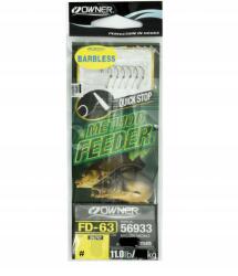Owner Hooks FD62 Method Feeder bot 14-es méret 0, 18mm 6db (HO-FD6214)