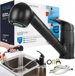 Focus Sanitar Konyhai Csaptelep Kihúzható Kifolyócsővel Flexibilis Mosogató Csaptelep (6000775-2)