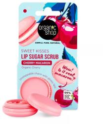 Organic Shop cseresznyés macaron cukros ajakradír bio cseresznyével, 10 ml - hajvarazs