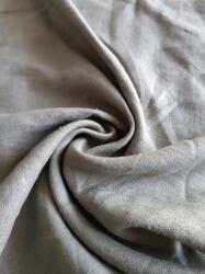  100% lenvászon, természetes len lengyel szürke, 400 gramm/m2, az ár 0, 5 méterre vonatkozik (orzel lino grey)