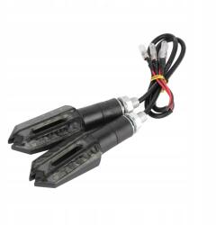  Irányjelző Szett Motorkerékpárhoz, Robogóhoz, Sárga Led, 12V, 8MM-ES Csavarok