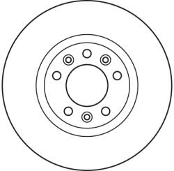 TRW DF6121 féktárcsa (1db)