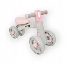 Blue Ride Futóbicikli tolókar egy éves Ari lovas lámpa szürke rózsaszín (158)