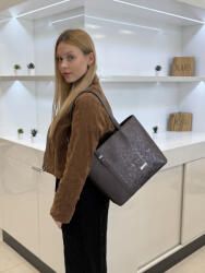 Karen rostbőr táska 1733 barna virág