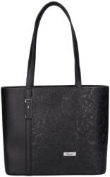 Karen rostbőr táska 1733 fekete virág