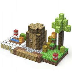  Mágneses Építőkockák Kocka 192 Db-os Építőkocka Pixel Játék