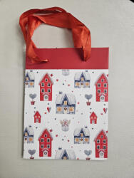  Karácsonyi Ajándéktáska 14x11x6cm