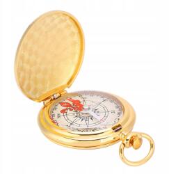  Hordozható Összecsukható Réz Zsebkompasz Kulcstartó (KOMPAS)