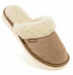 PanSzew Meleg Női Bőr Papucs Topánka Gyapjú Béléses 36-41 PanSzew (Ciepłe Pantofle Damskie Ocieplane Klapki)