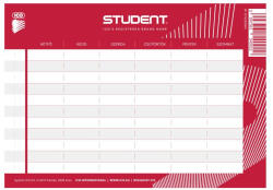 STUDENT Ico Student Órarend A/5 (7570295004)
