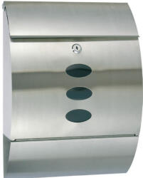 Gomboss/Perfekto Postaláda Design Hajlított Nemesacél Inox Újságtartóval (65-P00039-64)