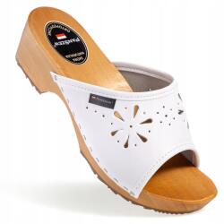 PanSzew Bőr Klumpa Női Orvosi Papucs Nyitott 35-41 PanSzew (Wygodne Obuwie ze Skóry Trepy do Pracy) - allegro - 8 260 Ft