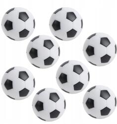  8 Darabos Foci Labda Készlet Asztali Focihoz, Fekete-fehér, 32MM, 8 Db