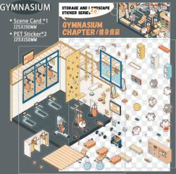 Simno - Edzőterem - matricajelenet 1 darabos kirakó (6941776317210)