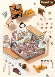 Simno - Lazulós bár és bisztró - matricajelenet 1 darabos kirakó (6941776318262)