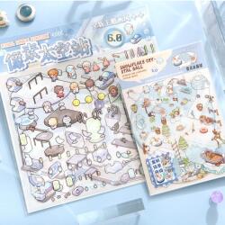 Simno - Pixel űrállomás - matricajelenet 1 darabos kirakó (6941776322184)