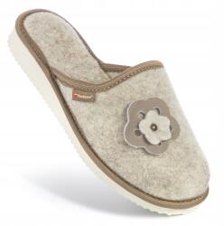 PanSzew Női Papucs Természetes Gyapjúból, Kényelmes Lengyel Topánka 36-41 (Ciepłe Lekkie Klapki Damskie Bambosze 38)