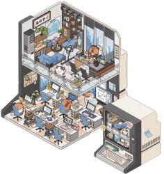 Simno - Munka - matricajelenet 1 darabos kirakó (6941776325024)